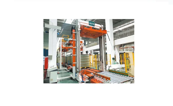 Система паллетирования стеклянной посуды